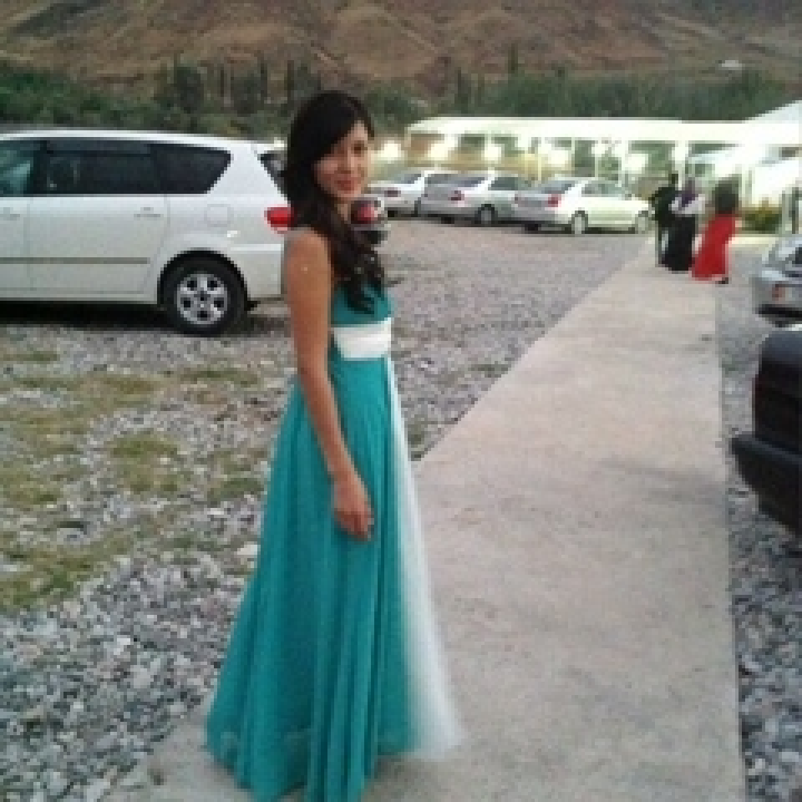 robe de soirée verte