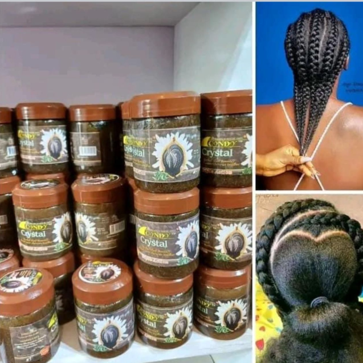 Crystal hair growth oil