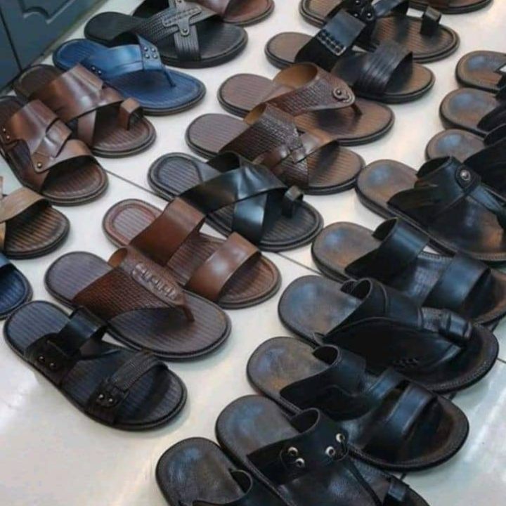 Leather Slippers and Sandals