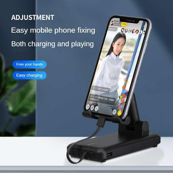 Power Bank avec support téléphonique