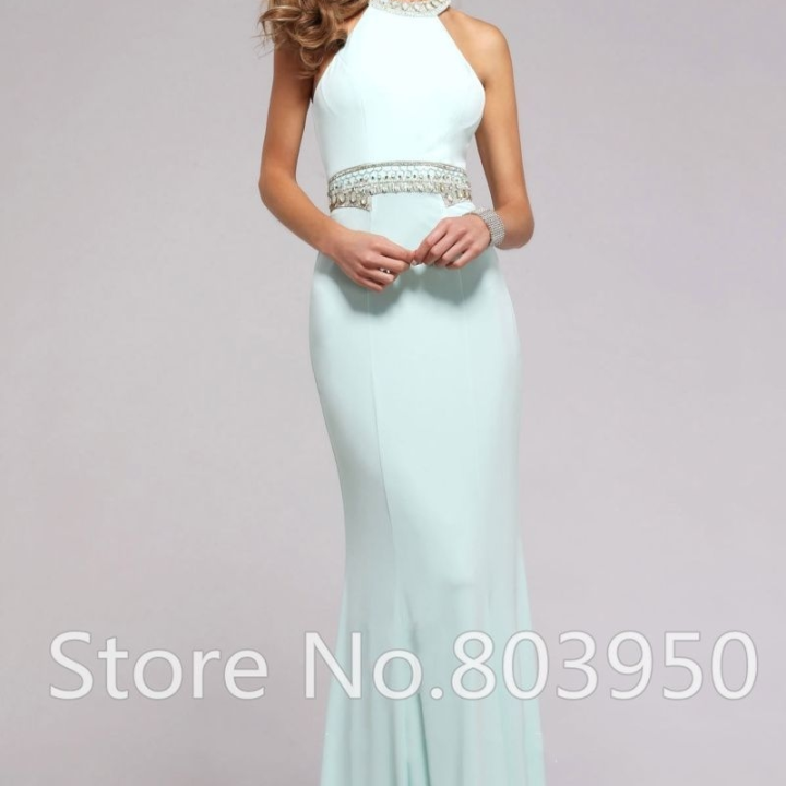 robe de soirée verte