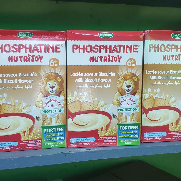 phosphatine 
PHOSPHATINE & CHEAKERS MILK CUSTARD