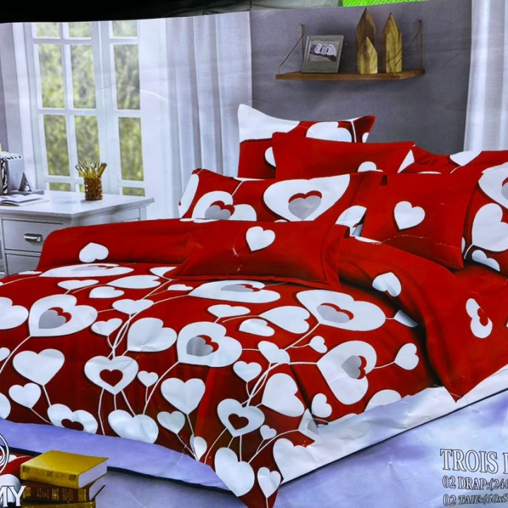 draps housse en cotton