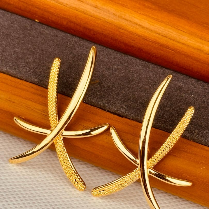 boucle doré en forme d étoile 😍
