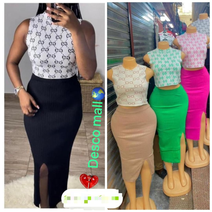 ensemble jupe crop top