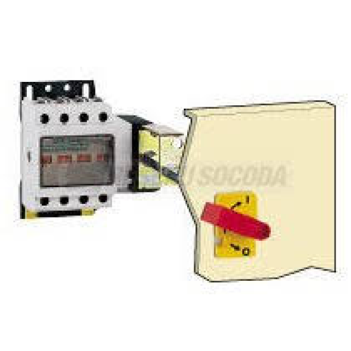 Front external handle for Vistop 63A to 160A