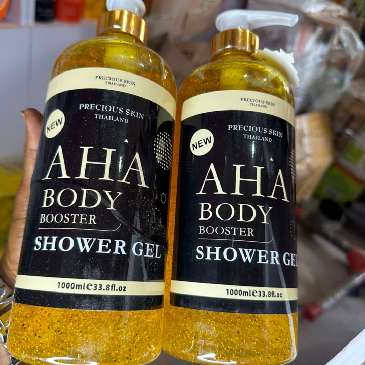 shower gel AHA