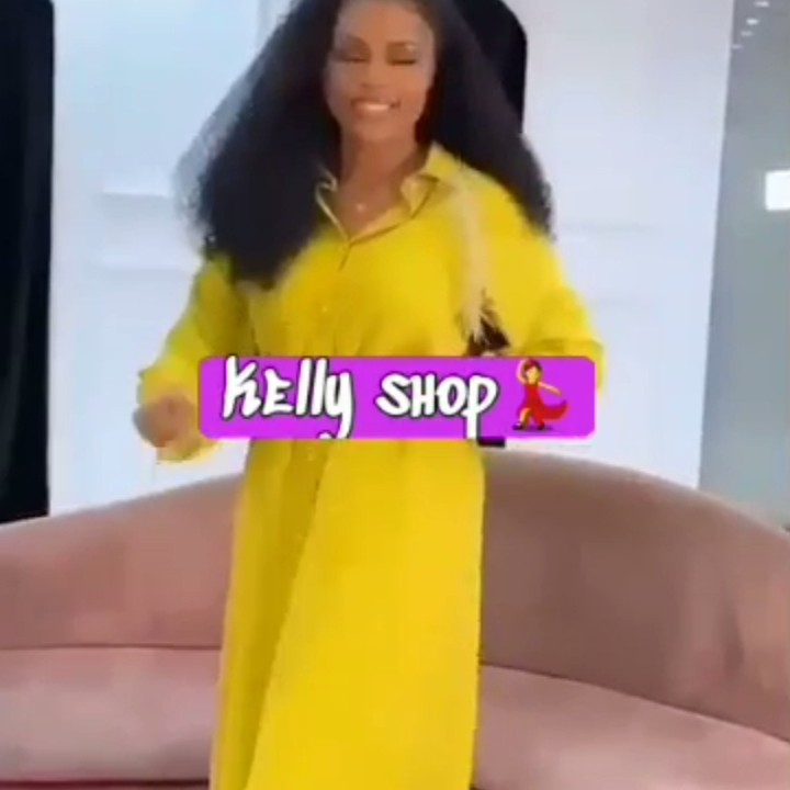 robe jaune