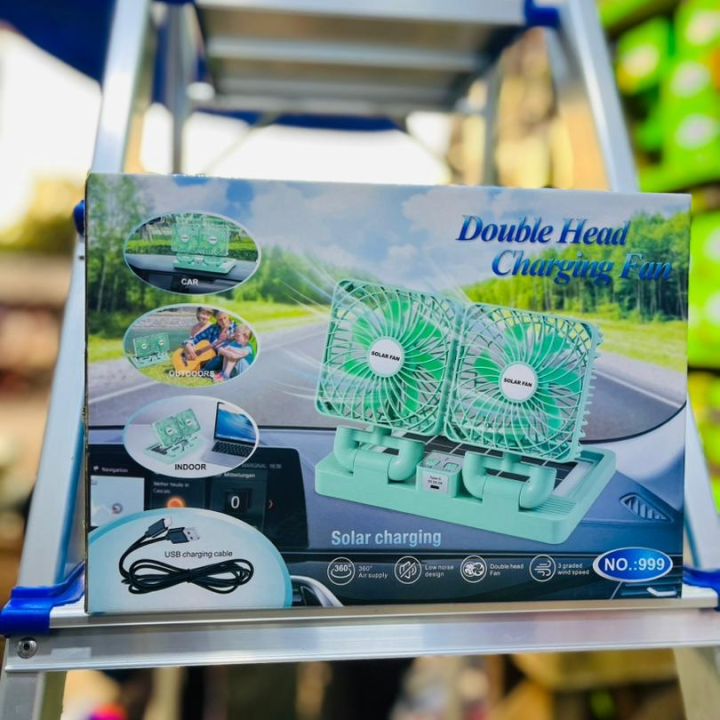 mini ventilateur double