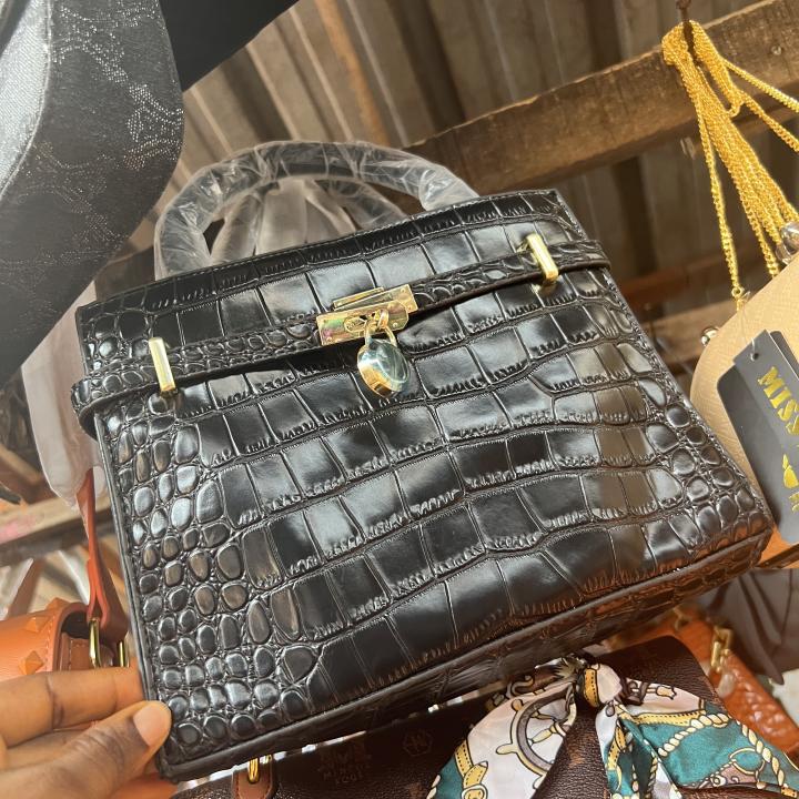 black handbag