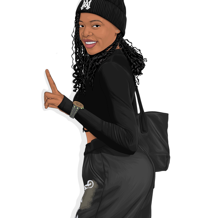 Digital painting portrait session