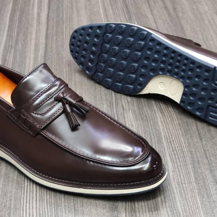 mocassin marron