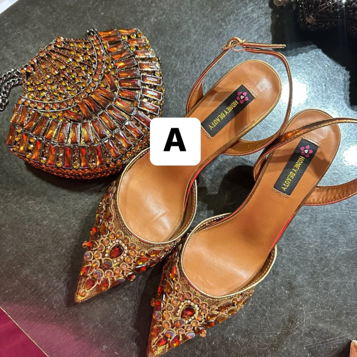 Crystal 🔮 purse and shoe