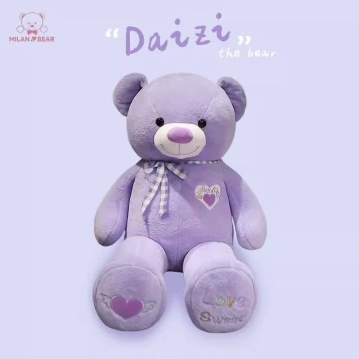 purple teddy bear