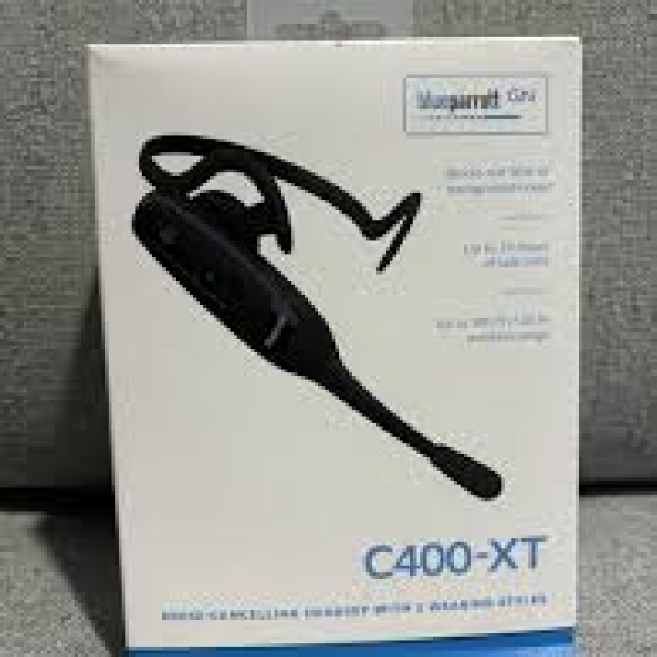 C400-XT blueparrott noise cancelling headset with 2 wearing styles