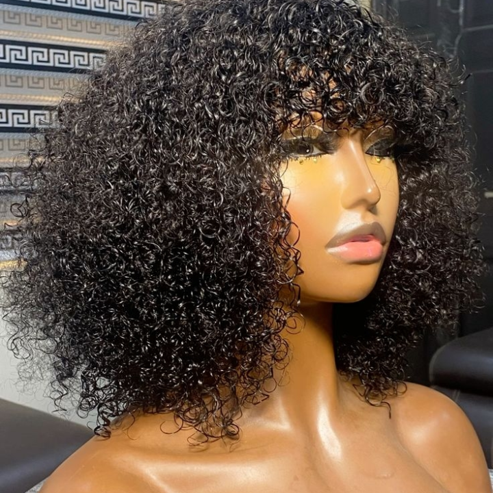 12" water wave wig