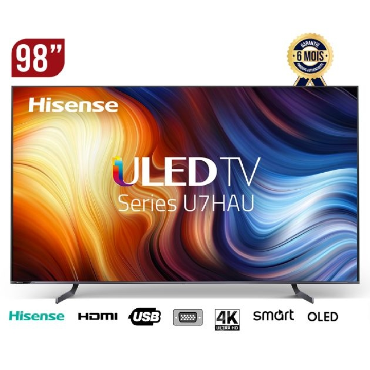 Smart TV Hisense 98" - ULED 4K - BLACK - 6 MONTHS