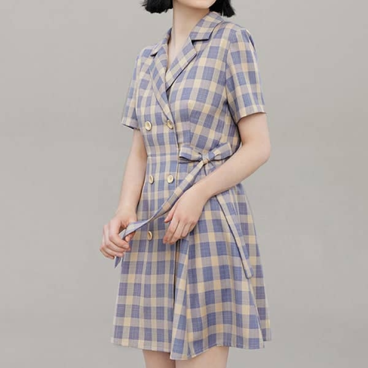 robe portefeuille carrelé