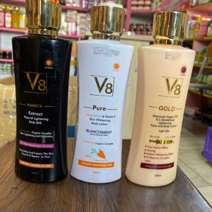 V8 lotion