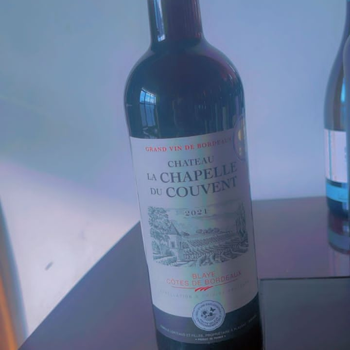 Grand vin de Bordeaux (la chapelle du couvent)2021