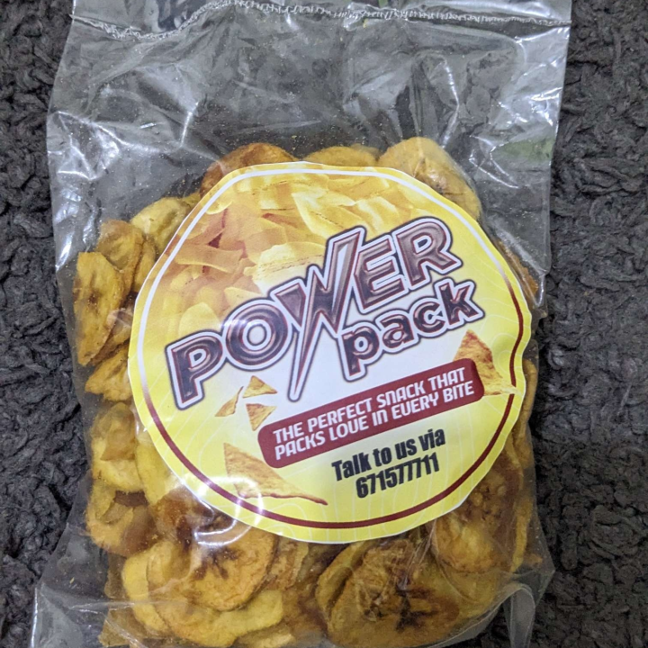 Ripe plantain chips