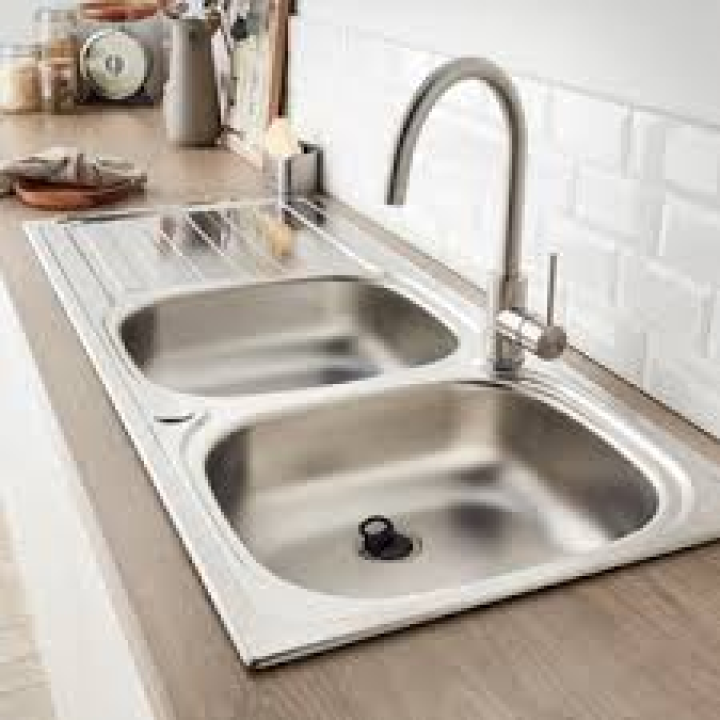 ÉVier Cuisine Inox 2 Bac Évier Cuisine 2 Bac Avec Plate-Forme D'exploitation
