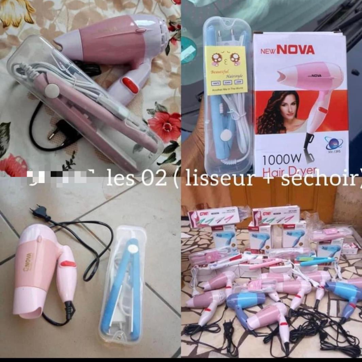 ensemble lisseur et seche cheveux special rentree
