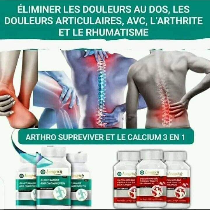 Complement alimentaire arthro et calcium