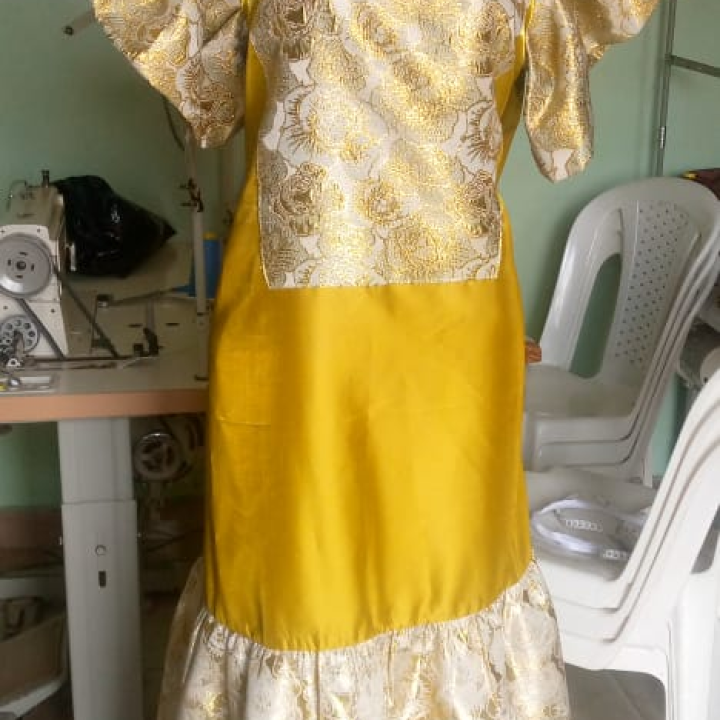 Female designer wears