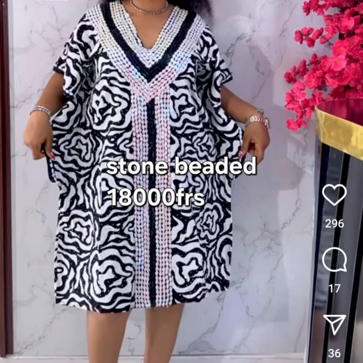 Ankara bubu gown