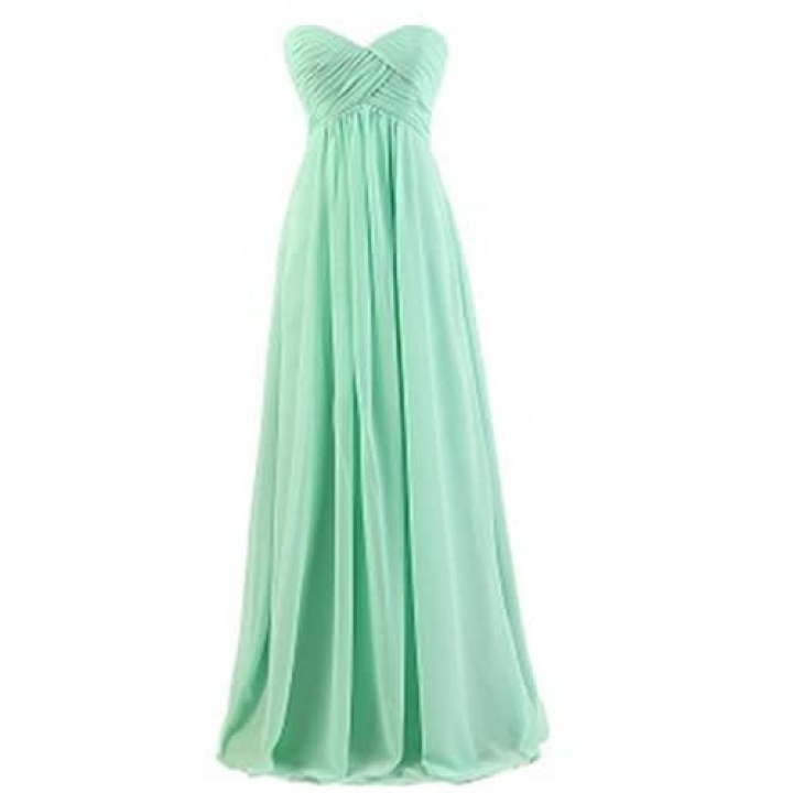 robe de soirée verte