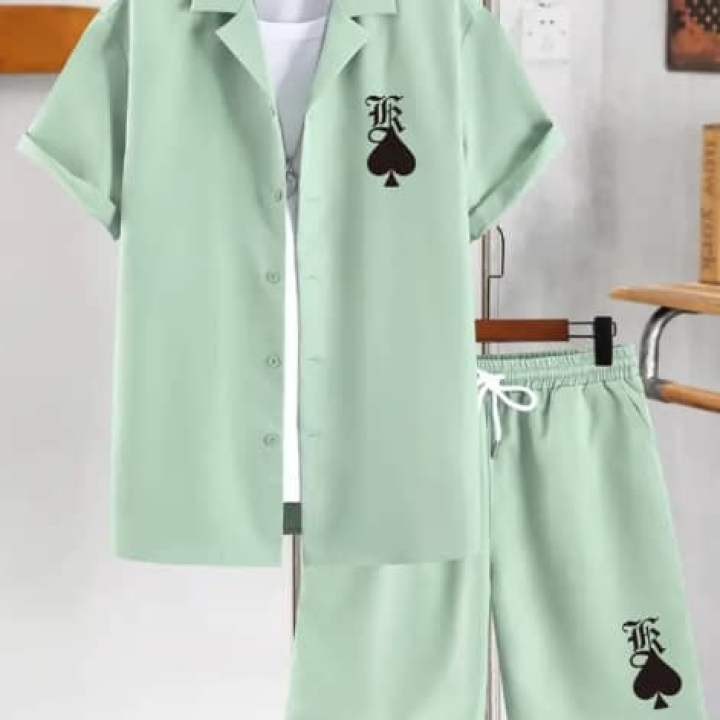 ensemble femme de couleur verte