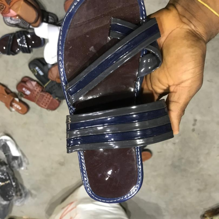leather slippers