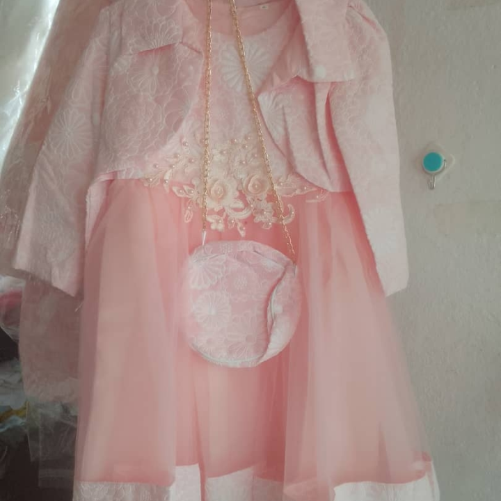 robe rose enfant