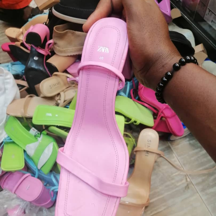 Female designer sandals