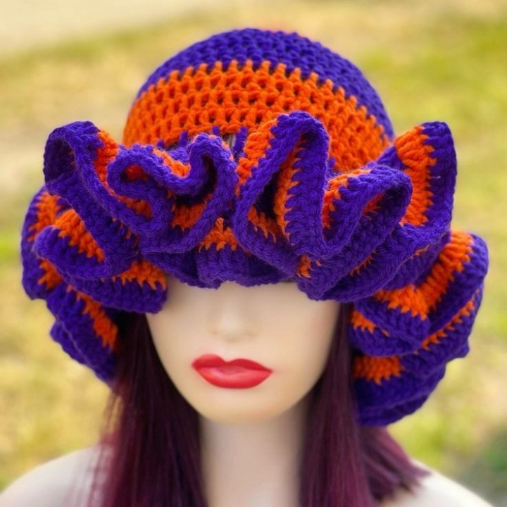 Female designer cap