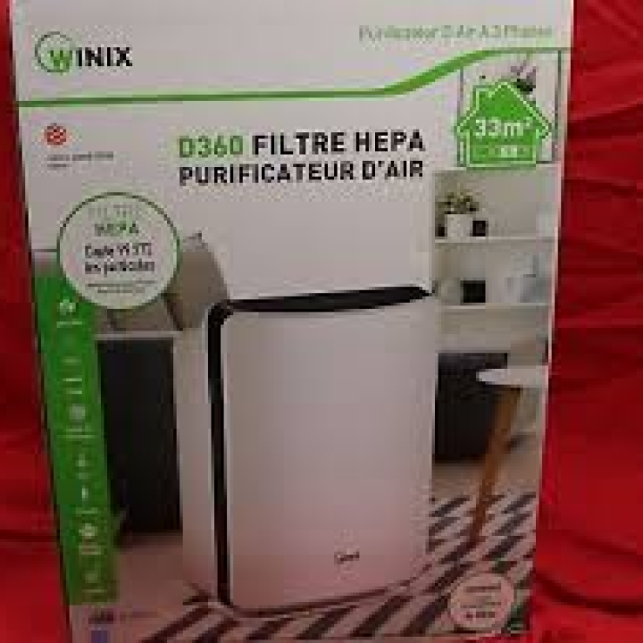 winix purificateur d'air a 3 phases  33m2
