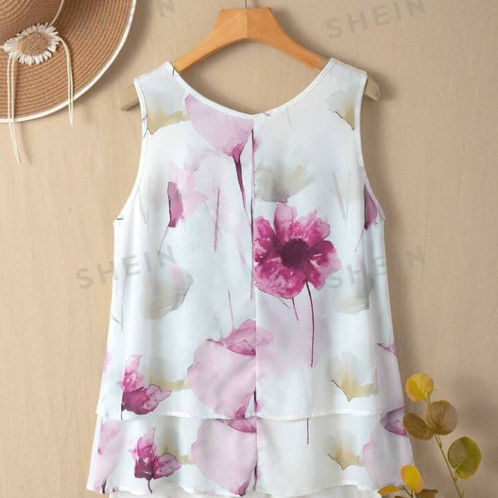 robe fleurie blanche