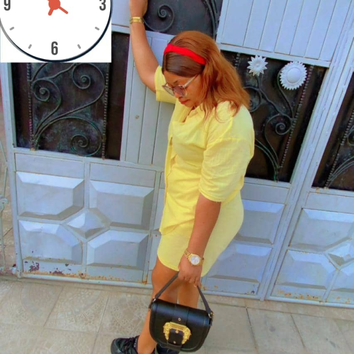 ensemble femme jaune