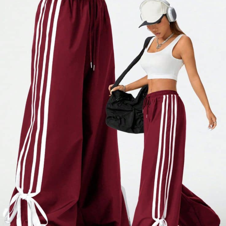 pantalon jogging bordeaux
