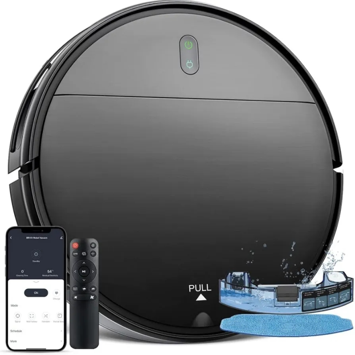 BR151- Robot Vacuum Cleaner, 2 in 1